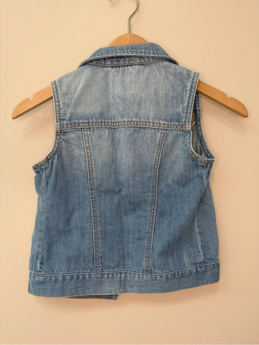 GAP Kids Girl’s Light Wash Denim Vest